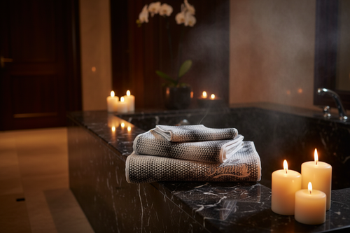 Bomura Towel Set — Spa Soaking Tub